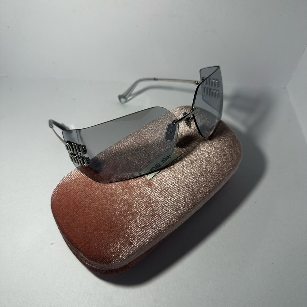 Miu Miu Silver Runway Sunglasses